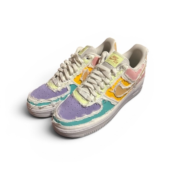 Nike Shoes - Nike Air Force 1 Pastel Tear Away Sneakers Women's Size 12